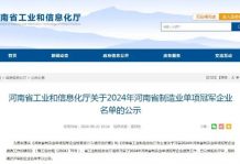 高服精細篩分設備榮獲“2024年河南省制造業(yè)單項冠軍企業(yè)”